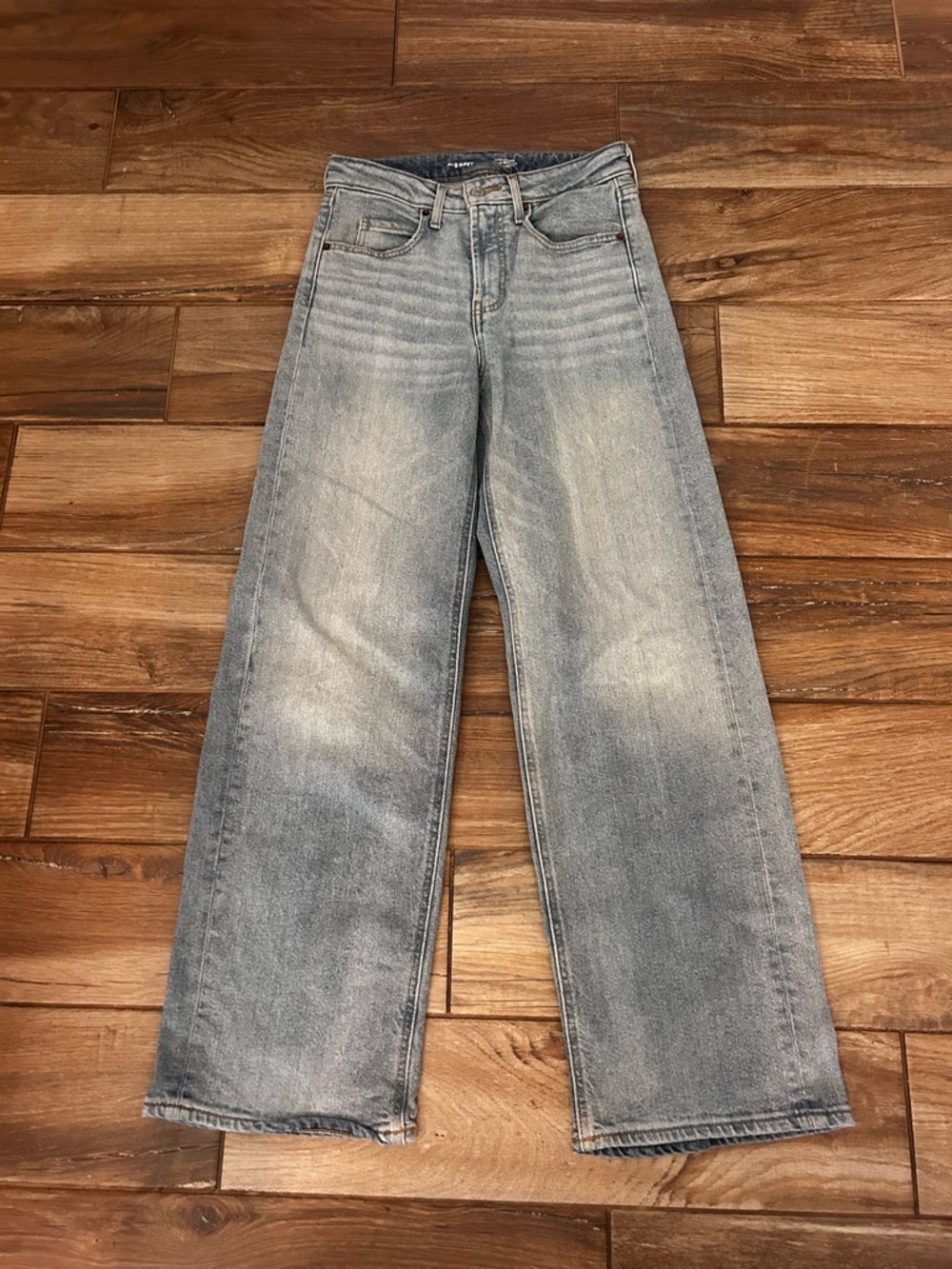 Old Navy Light Blue Wide Leg Jeans